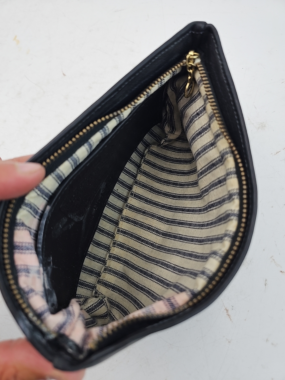 Coach Black Leather Clutch Pouch - Picture 5 of 7